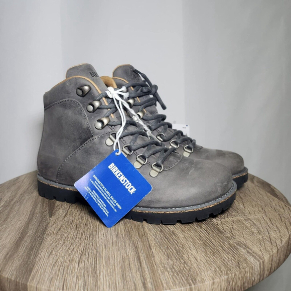Birkenstock Shoes - Birkenstock Jackson Womens Leather Ankle Boots Gray Sz EU 37 US 6 Winter Classic